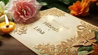 Elegant 3D Floral Wedding Invitation E Card Slideshow Premiere Pro Project Free Download #wedding