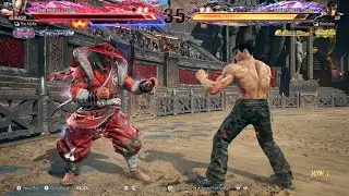 Heihachi Making 1HP Comeback in Final Final Round