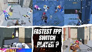 Fastest FPP switch player ?🔥😱 | Fastest 3 Finger player | BGMI