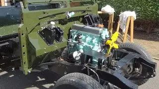 Back then VS now! Classic Land Rover series 3 restoration.