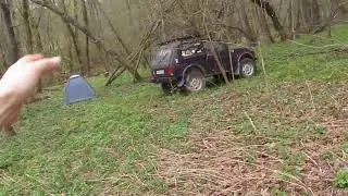 Первый выезд с палаткой в этом году. Отдалённый хутор.