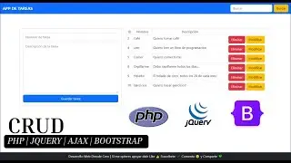 CRUD Completo con PHP, jQuery, AJAX y Bootstrap: Crea Aplicaciones Web Dinámicas y Responsivas