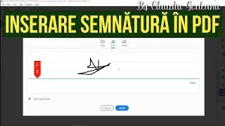 Insert electronic signature in PDF