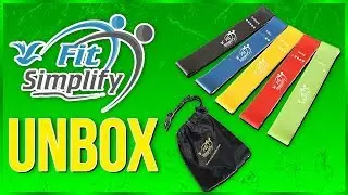 Fit Simplified Resistance Loop Exercise Bands Unboxing