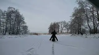 Зима самодельные финки с мотором(3)