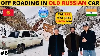 OFF ROADING IN OLD RUSSIAN🇷🇺 CAR (Lada) IN HEAVY SNOW 🌨️❄️