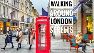 London Walk | Central London Walk | Walking Around London Historic Streets in Sunny Friday [4K HDR]
