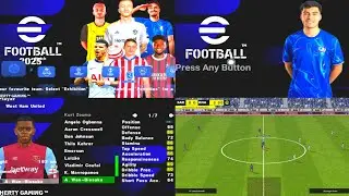 eFootball PES 2025 PPSSPP Original Camera Download Real Faces Updated Transfer Update