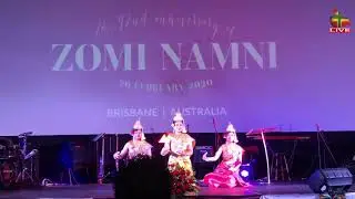 Khmer Traditional Dance (Cambodia) on The 72nd Zomi National Day 2020 Brisbane, Australia