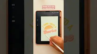 How to curve text with Procreate | Procreate tutorials | Procreate Draw with me | Procreate hacks