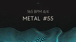🔥 Base de Batería metal 165  BPM 🎸 Drum Track #55 para Improvisar Guitarra y Bajo 🥁🎶