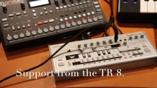 Creating polyrhythmic patterns with the TB-03 and Analog4.  Happy 303 Day!