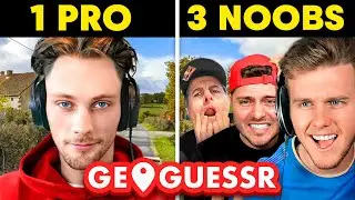 Can 3 Noobs Beat 1 GeoGuessr Pro?