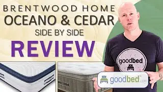 Brentwood Home Oceano and Cedar Mattress Reviews by GoodBed.com