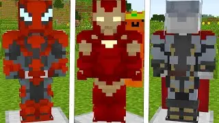 ЭТО ЛУЧШИЙ АДДОН К МОДУ FISK SUPERHEROES! МСТИТЕЛИ В МАЙНКРАФТЕ!