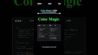 Magic Color Text ✨ | Animated Gradient Effects (Pure HTML/CSS) mzcode01 