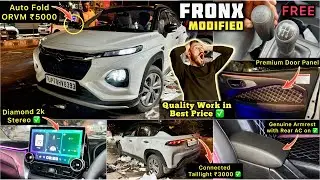 2024 Fronx Sigma Base to Top Modification With Price ✅ Fronx Sigma Modified To Top