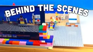 LEGO BEACH STOP MOTION BEHIND THE SCENES [BTS] | lego shark attack stop motion behind the scenes \\