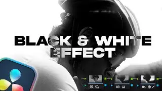 How to Make the VIRAL Black & White Effect in DaVinci Resolve (FREE Version)