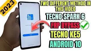 Tecno Spark 6 FRP Bypass 2023 | Tecno Ke5 FRP Bypass |Tecno Spark 6 Google Account Bypass Android 10