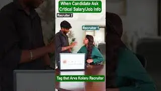 அடிச்சி கேட்டாலும் சொல்லிடாதீங்க!!!HR version | Paavam Recruiters |Vadivelu Comedy