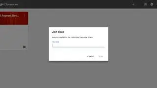 Google Classroom- Join Class With Code