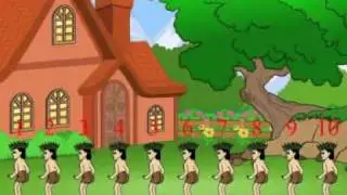 Nursery Rhymes- little Indians (LYRICS on screen).flv