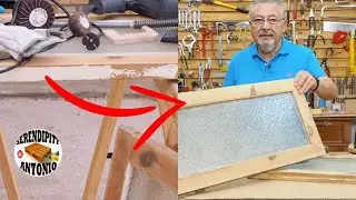 Restauración de unas hojas de ventana de madera MUY FACIL
