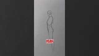 How to draw body from Side view || Jmarron