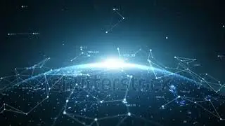 Global Network Connected video footage by shutterstock india