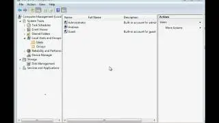 Create a new user in Windows Vista