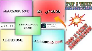 Top 5 Text Animation In Alightmotion 🔥 ( Alightmotion Text Animation XML) #alightmotion