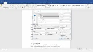 How to auto-number thesis chapters and sections in Microsoft Word