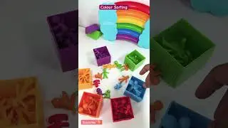 Colour sorting | Learn Colours | Matching | Educational Videos for Toddlers