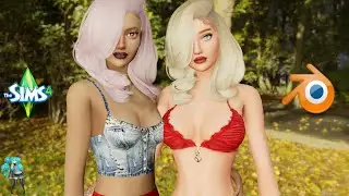 (SIMS4+BLENDER+MMD) CLASSIC- MKTO dance machinima. sims 4 tutorial/ mmd to blender tutorial. sims4.