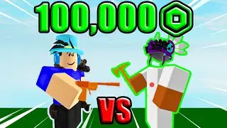 ROBLOX 1V1 BATTLE FOR 100K ROBUX!