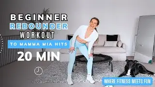 Beginner Mini Trampoline Workout: Mamma Mia Hits 20 Minute Session | Jump&Jacked