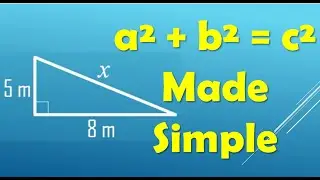 The Pythagorean Theorem Made EASY | Right Triangle Math