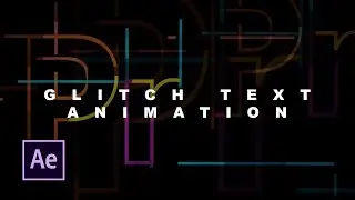 CARA SIMPEL BUAT INTRO Glitch text animation - Adobe After Effect (Indonesia)