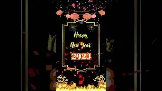 Happy new year Green screen footage happy new year 2023 naya sal 2023 3d ! happy new year status