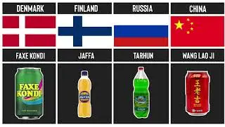 Soft Drinks From Different Countries - PDC || Jaffa || Tarhun || Red bull || Coca cola