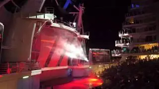 Водное шоу Hero 6 этаж круизный лайнер Симфония