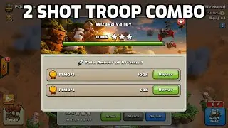 THIS Clan Capital Troop Combo 2 Shots Bases
