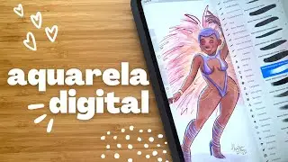 aprendendo a criar AQUARELA DIGITAL