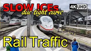 Cologne Central Station - Rail Traffic - w/o narration
