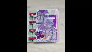 ASMR Aesthetic Journaling 💜💚 Purple and Green Theme 