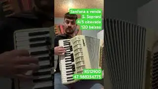 Sanfona a venda - fuscão preto - trio parada dura - acordeon barato