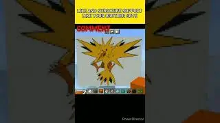 Minecraft, OMG Pokemon Zapdos vs Mew 