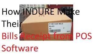 How INDURE Make Their Bills Receipt from POS Software