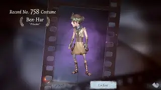 Identity V | Prisoner’s New Deduction Star Skin Gameplay “Ben-Hur”
